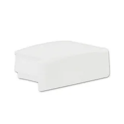 Accessory for profile PURE14 S - endcap (1 pc.), EC75W, white, closed