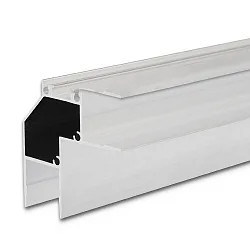 LED corner profile HIDE ANGLE, for 2 LED strips, 2x indirect (90°), aluminium, 200cm, white RAL 9003