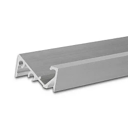 LED Möbel-Aufbauprofil FURNIT6 S, geneigt 42°, Aluminium, 200cm, Alu eloxiert