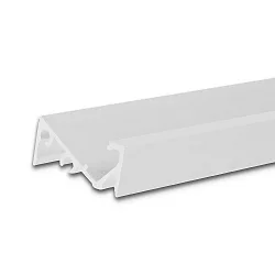 LED Möbel-Aufbauprofil FURNIT6 S, geneigt 42°, Aluminium, 200cm