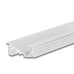 LED Möbel-Einbauprofil FURNIT6 D, geneigt 42°, Aluminium, 200cm