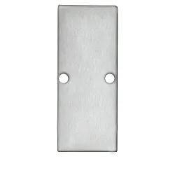 Zubehör für Profil HIDE DOUBLE - Aluminium-Endkappe EC90 inkl. Schrauben, Alu eloxiert