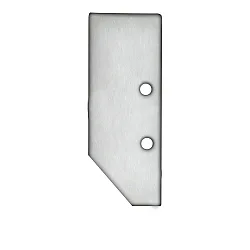 Zubehör für Profil HIDE ASYNC - Aluminium-Endkappe EC92 inkl. Schrauben, Alu eloxiert