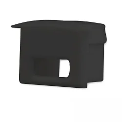 Accessory for profile DIVE12 - endcap (1 pc.), EC8B, black, with cable opening