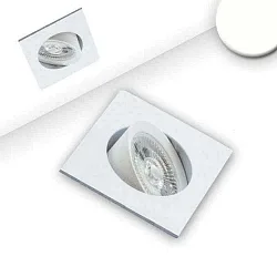 LED Einbauleuchte Slim68 weiß, eckig, 9W, neutralweiß, dimmbar