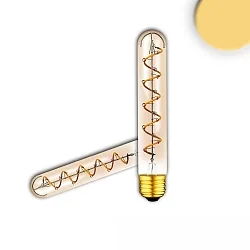 LED Deko-Filament VINTAGE LINE SPIRALHUB, E27, 4W 2200K 200lm 360°, CRi 90, schaltbar, Amber klar