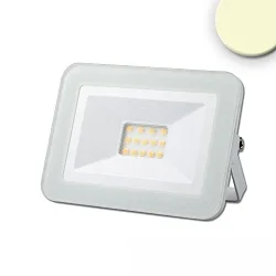 LED Fluter PAD 10W, IP65, SMD, Alu-Druckguss, weiß, 10W 3000K 1020lm 120°, 30cm Kabel (offen)