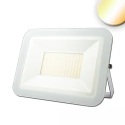 LED Fluter Pad 100W, IP65, CCT mit Funk-Fernbedienung, 100W 3000-6000K 10500lm 120°, 100cm Kabel, Weiß
