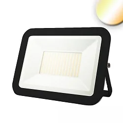 LED Fluter Pad 100W, IP65, CCT mit Funk-Fernbedienung, 100W 3000-6000K 10500lm 120°, 100cm Kabel, Schwarz