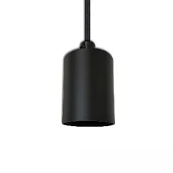 socket E27 / 160CM OPEN CABLE, black