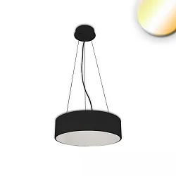 LED Hängeleuchte, Ø 60cm, 52W, ColorSwitch 3000|3500|4000K 3700lm 120°, dimmbar, Schwarz