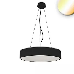 LED Hängeleuchte, Ø 100cm, 160W, ColorSwitch 3000|3500|4000K 12350lm 120°, dimmbar, Schwarz