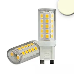 LED Stecksockellampe 32SMD, G9, 3.5W 3000K 410lm 270°, nicht dimmbar, klar