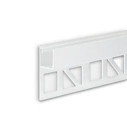 LED Fliesenprofil UP10, weiß RAL 9003, 200cm