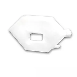end cap CORNER11N - EC97 with cable hole, white