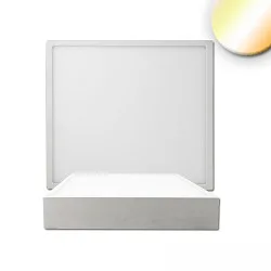 LED Deckenleuchte PRO, eckig, 225mm, 24W, ColorSwitch 2700|3000|4000K, IP20, dimmbar, weiß