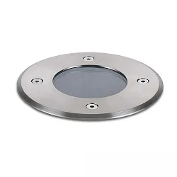 Bodeneinbaustrahler für GU10 Spots, rund, IP67