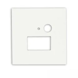 Cover Aluminium eckig für Wandeinbauleuchte SYS-WALL68 mit PIR Sensor, IP54