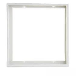 Aufbaurahmen für LED Panels 625x625mm, Höhe 5cm, steckbare Schnellmontage, IP20, weiß