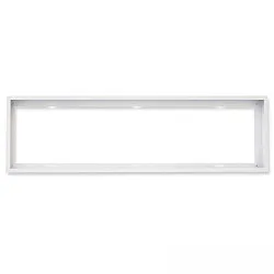 Aufbaurahmen für LED Panels 1200x300mm, Höhe 5cm, steckbare Schnellmontage, IP20, weiß