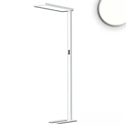LED Stehleuchte OFFICE PRO Up&Down, 80W|20W, UGR<19, 4000K, IP40, dimmbar, weiß