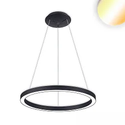 LED Hängeleuchte CIRCLE 580, rund, 48W, ColorSwitch 3000 / 3500 / 4000K, IP20, dimmbar, schwarz