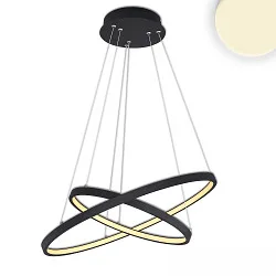 hanging luminaire RING IP20, black 