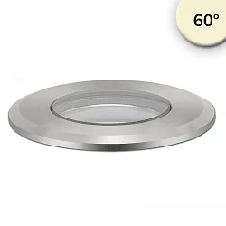 LED Bodeneinbaustrahler, rund, Ø 4.5cm, IP67, 12-24V (exkl. BG), befahrbar bis 1.5t, Edelstahl