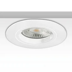 Einbaurahmen für GU10/MR16 Spots, IP20, rund, Blende Ø 8.5cm / 0.3cm, DA Ø 68mm, inkl. GU10 Fassung