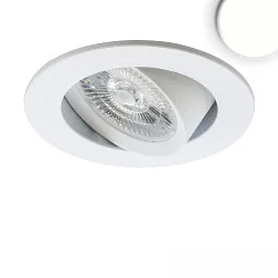 LED Einbauleuchte SLIM68 MINI AMP, rund, 8W, 24V DC, 4000K, IP40, weiß