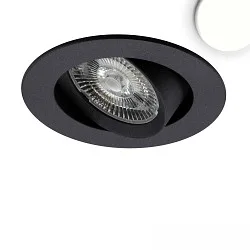 LED Einbauleuchte SLIM68 MINI AMP, rund, 8W, 24V DC, 4000K, IP40, schwarz