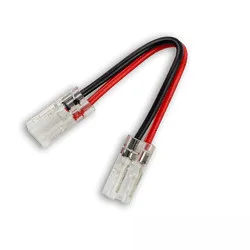 Clip-Verbinder mit Kabel Universal für alle 2-polige IP20 Flexstripes mit Breite 5mm, max. 5A, IP68