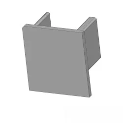 Endkappe EC220 für LED Fliesenprofil UP10, IP20