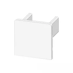 end cap EC218 UP8, white