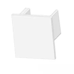 end cap EC220 UP10, white