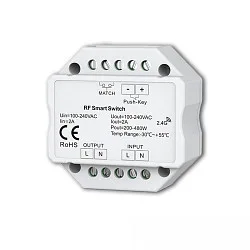 Funk-Schalter SYS-PRO RF Smart Switch + Zigbee 3.0 Push, Ausgang 230V AC / 1-10V Steuerung, max. 360 VA