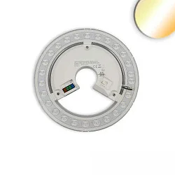 LED Umrüst-Platine für runde Leuchten, IP42, 220-240V AC, ColorSwitch, 160 lm/W, mit Haltemagnet, dimmbar, Ø 19cm