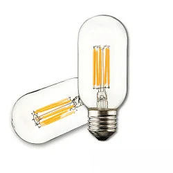 LED Filament Röhrenform T30, E27, 8W 2700K 1075lm 360°, dimmbar, klar