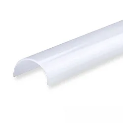 Zubehör für T5/T8 Umrüst-Platine - Abdeckung COVER26, opal / prismatisch satiniert, zum Einrasten am Modul, 145cm