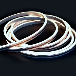 Outdoor LED Strip NEONPRO950 CUSTOM B08H12, IP67, 140 LED/m, 24V DC, 12W/m 5000K, 500cm / 0.8cm, inkl. Clips