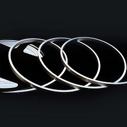 Outdoor LED Strip NEONPRO950 CUSTOM B04H08, IP67, 180 LED/m, 24V DC, 10W/m 5000K, 500cm / 0.4cm, inkl. Clips