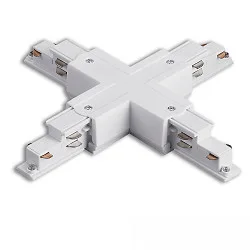 Zubehör für 3-Phasen Aufbauschiene SURFACE (DALI) - X-Verbinder, DALI steuerbar, weiß