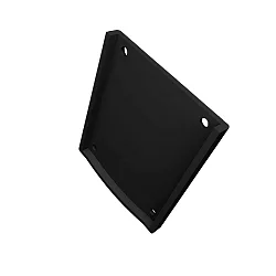 Zubehör für Profil LAMP30 V1+V2 - Endkappe EC114, 2 Stk., mit Lichtfalle, schwarz