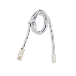 MiniAMP Polaritätswechsler male-female, 60mm, 2-polig, weiß, max. 3A