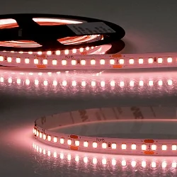 LED CRI Food Flexband Meat, IP20, 160 LED/m, 24V DC, 14.4W/m 1939K (Fleisch- und Wurst-Präsentation), dimmbar, 500cm / 1cm