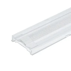 Zubehör für 3-Phasen Linearleuchte prismatisch, 120cm - Einschubcover, 60° Linse