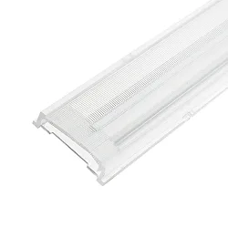 Zubehör für 3-Phasen Linearleuchte prismatisch, 120cm - Einschubcover, 25° Linse asymmetrisch