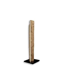 floor lamp WÜDSCHNAU HOIZ tunable white, with touch dimmer IP20, wood, black dimmable