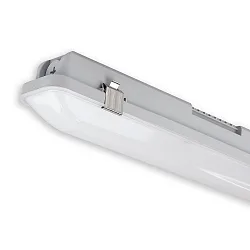 LED Feuchtraumleuchte SL POWERSWITCH HF ON-OFF, IP66 IK08, 150cm, mit HF-Sensor, 36-57W (multi) 4000K 8000lm 120°