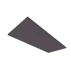 ACUOSTIC ABSORBER H25 / 59.2 X 150CM, anthracite